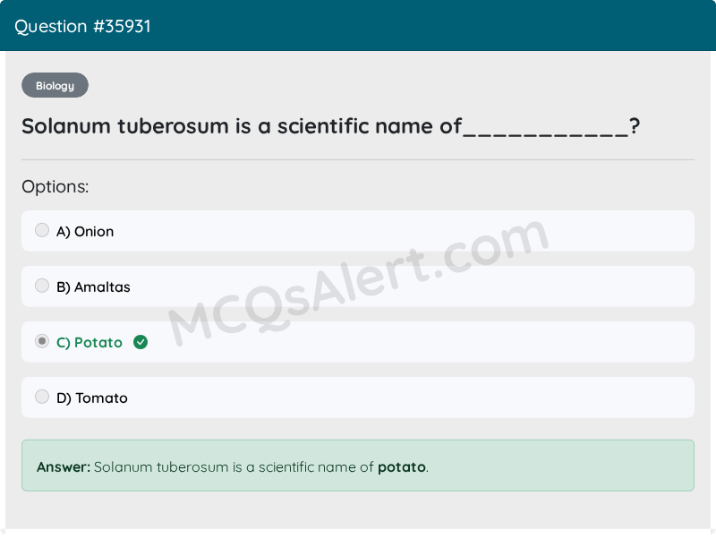 Question Screenshot