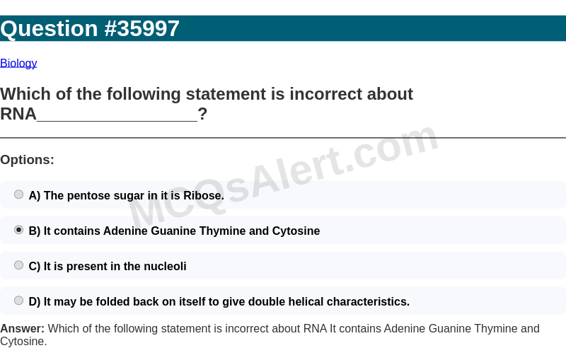 Question Screenshot
