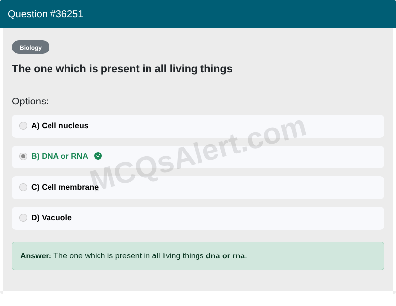 Question Screenshot