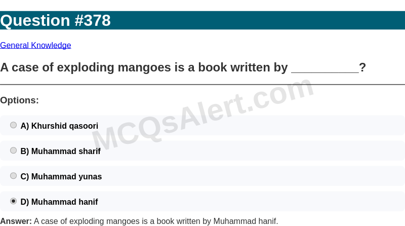 Question Screenshot
