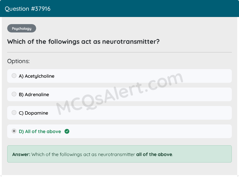 Question Screenshot