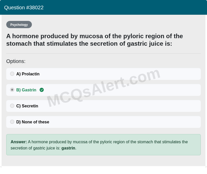 Question Screenshot