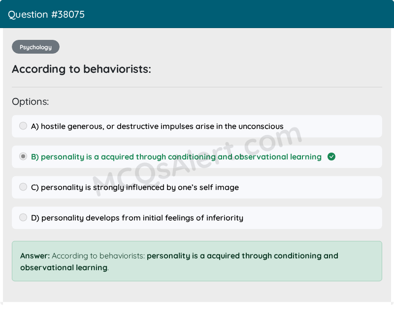 Question Screenshot