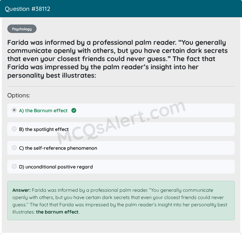 Question Screenshot