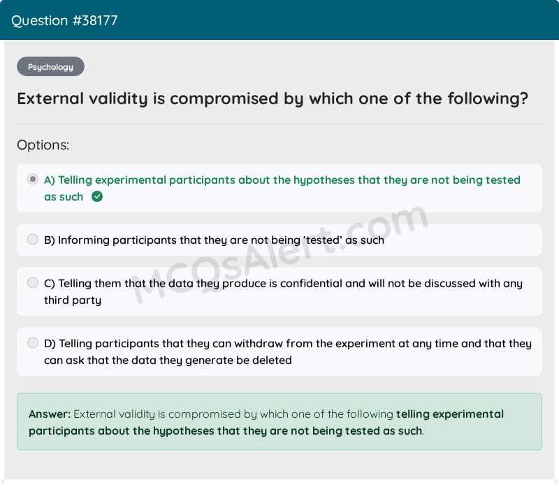 Question Screenshot