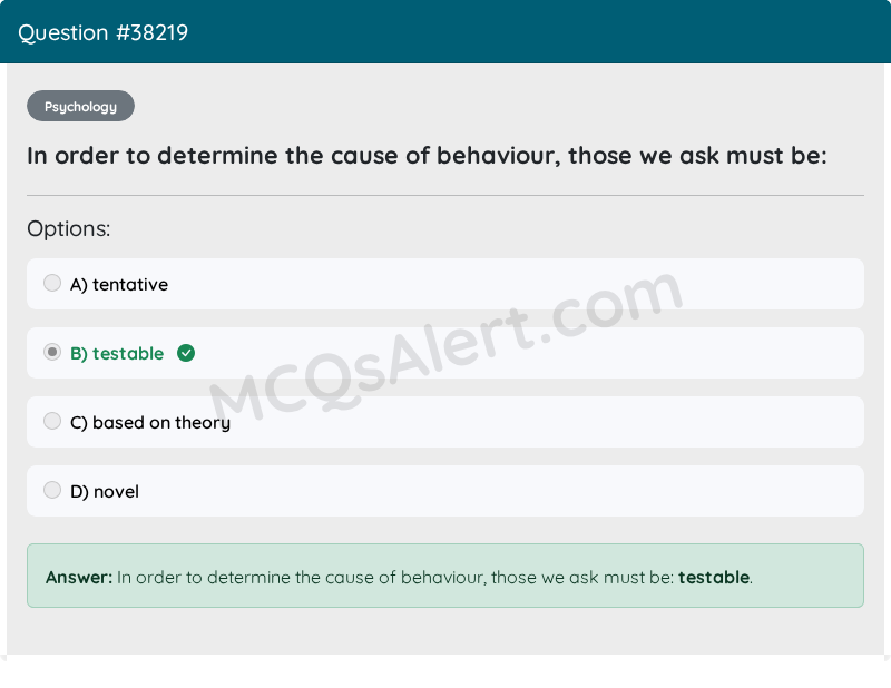 Question Screenshot