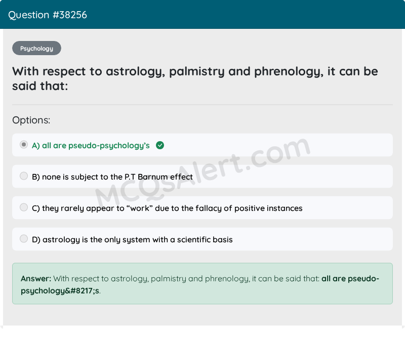 Question Screenshot