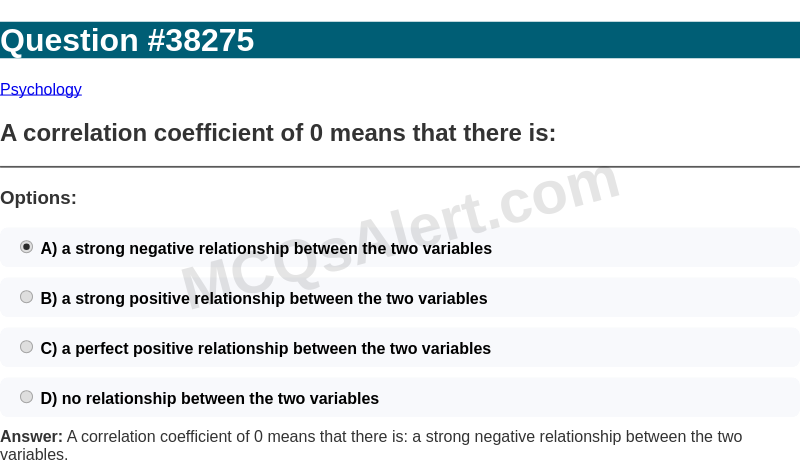 Question Screenshot