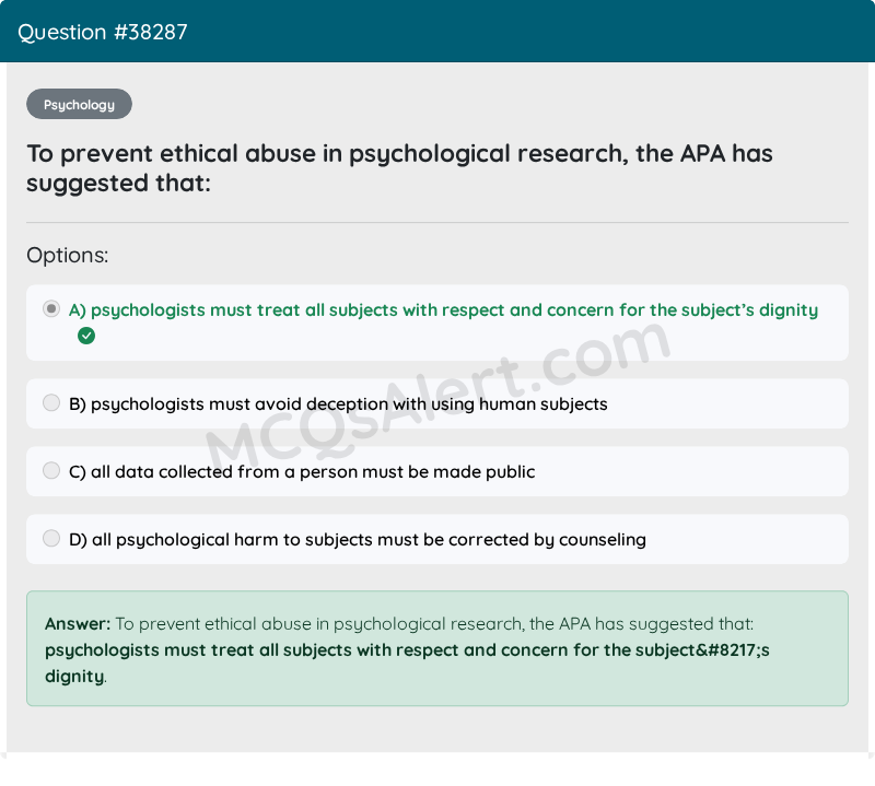 Question Screenshot