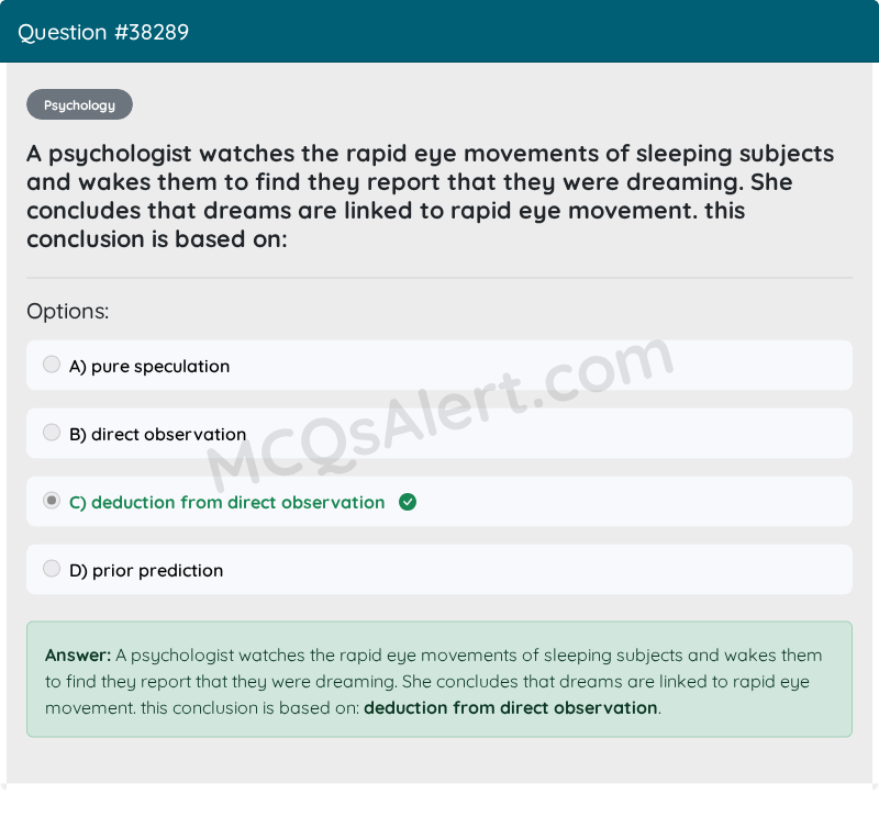 Question Screenshot