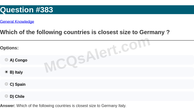 Question Screenshot