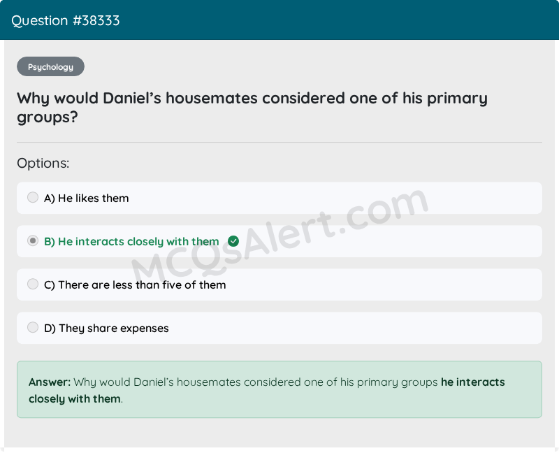 Question Screenshot