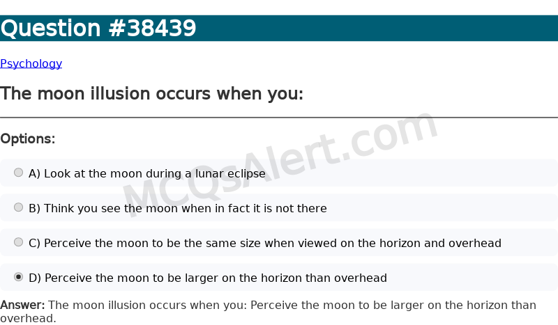 Question Screenshot