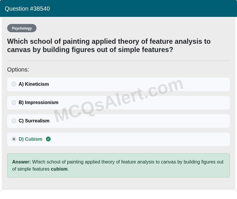 Question Screenshot