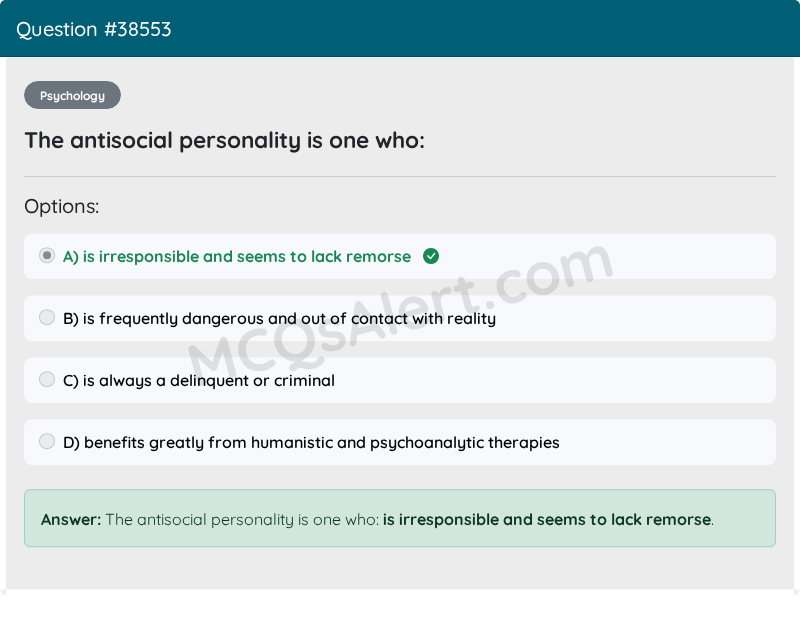 Question Screenshot