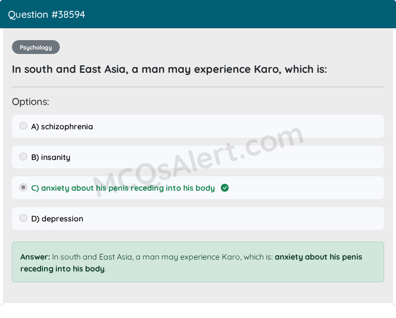 Question Screenshot
