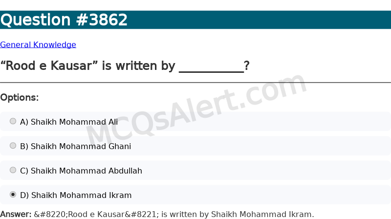 Question Screenshot