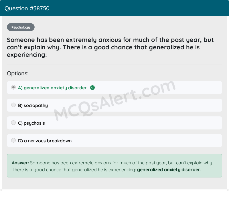 Question Screenshot