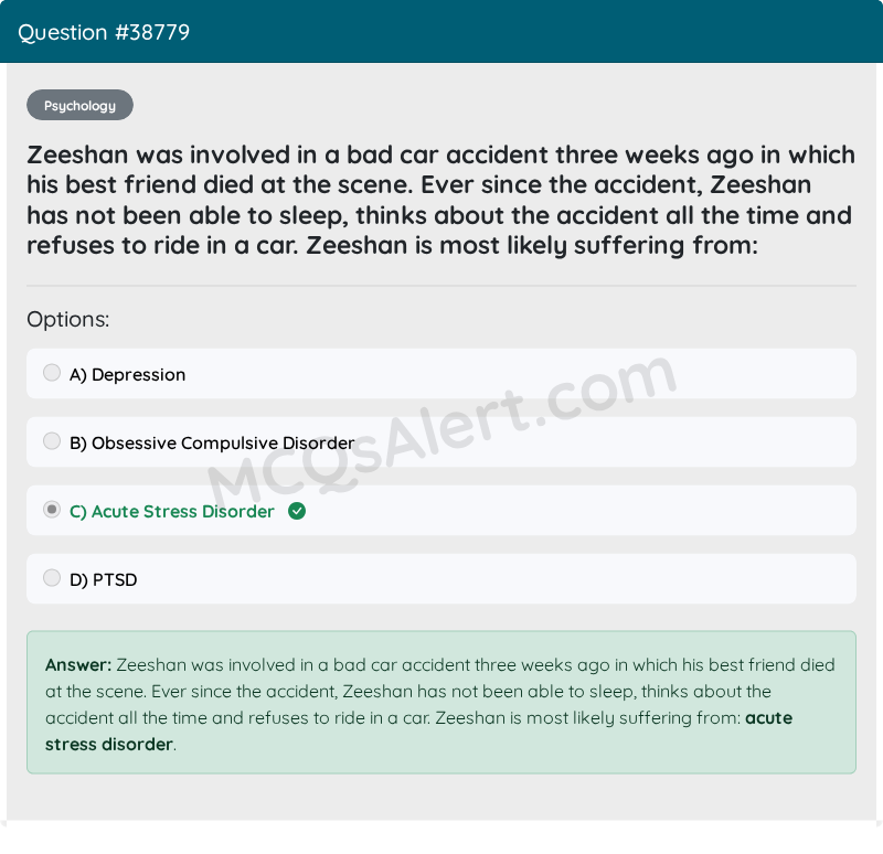 Question Screenshot