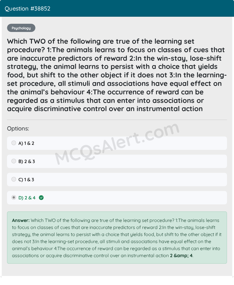 Question Screenshot