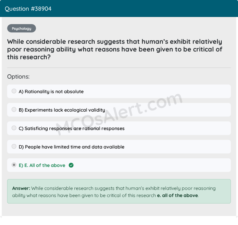 Question Screenshot