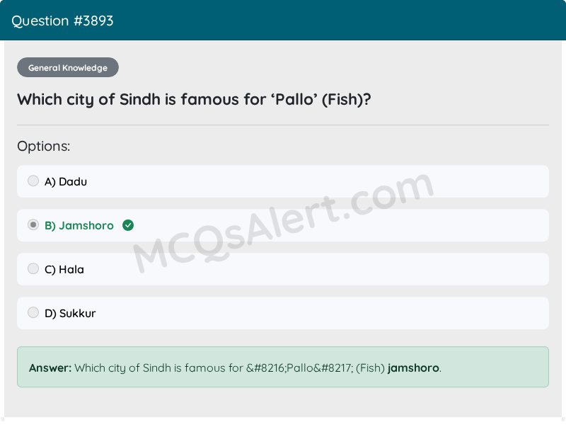 Question Screenshot
