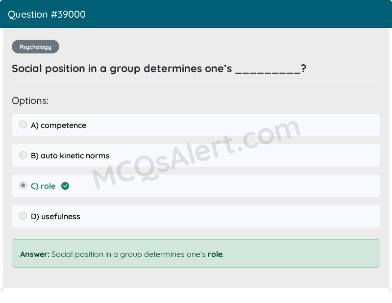 Question Screenshot