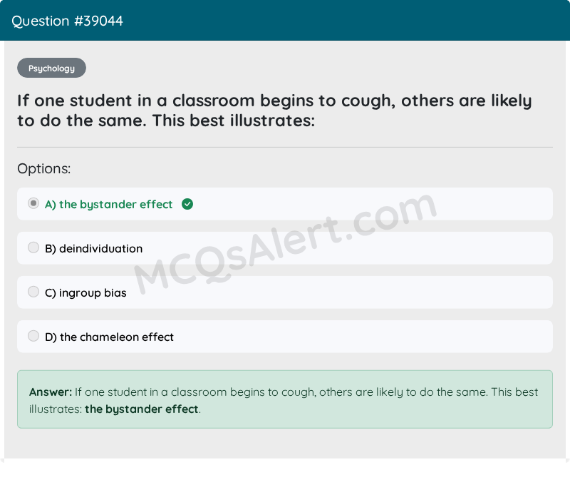 Question Screenshot
