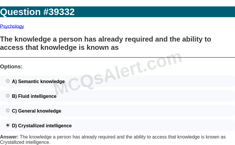 Question Screenshot