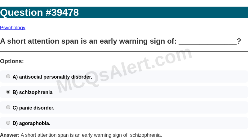 Question Screenshot