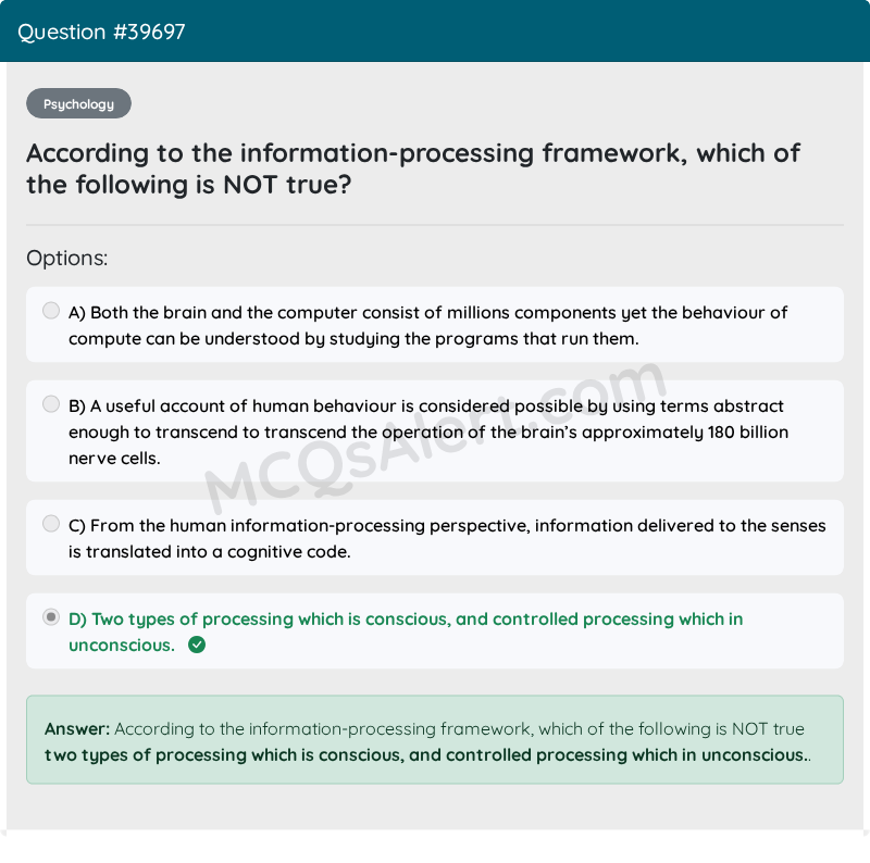 Question Screenshot
