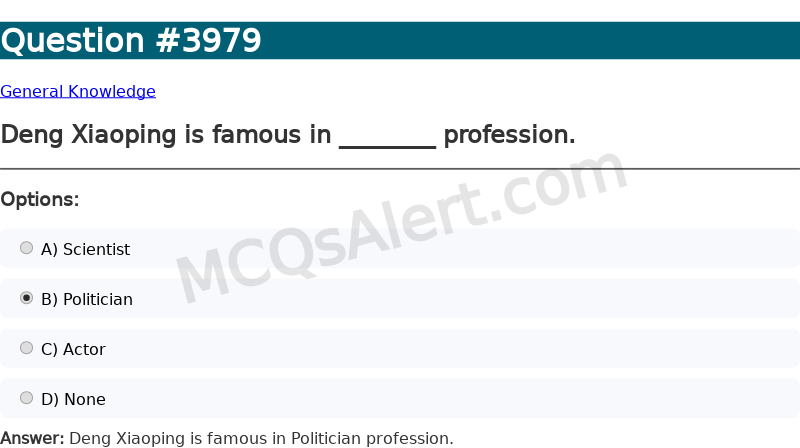 Question Screenshot