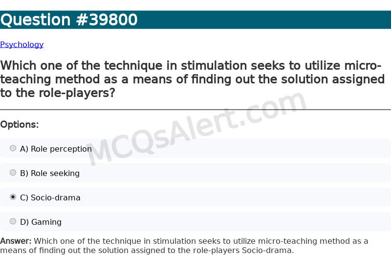 Question Screenshot