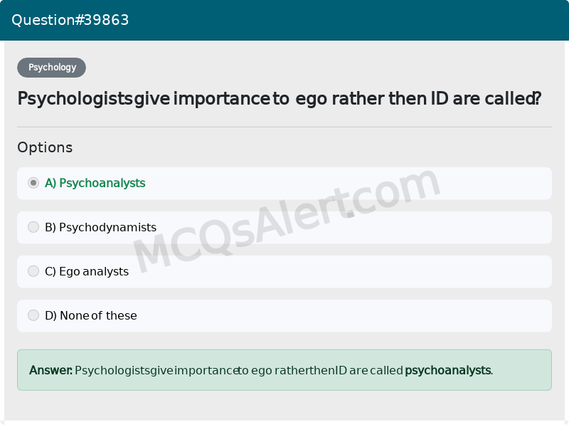 Question Screenshot