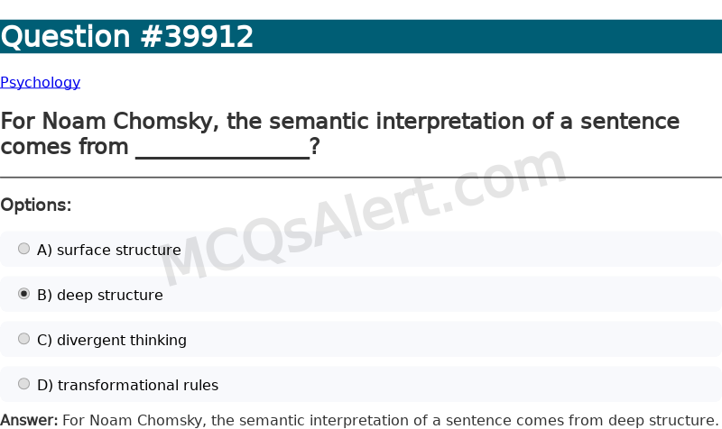 Question Screenshot