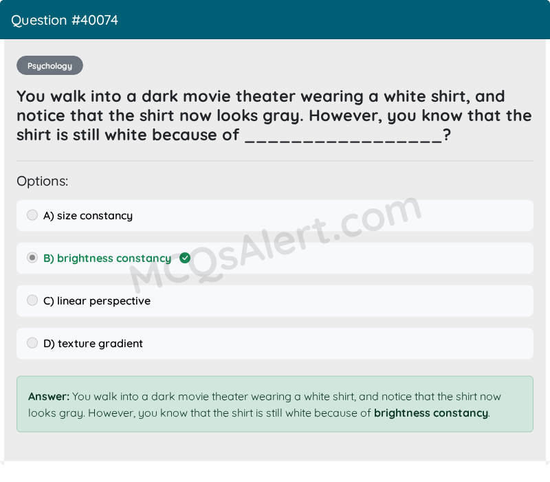 Question Screenshot