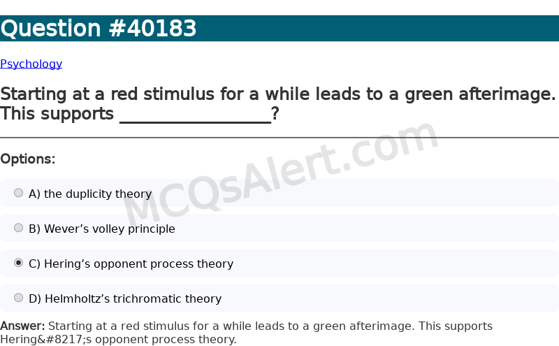 Question Screenshot