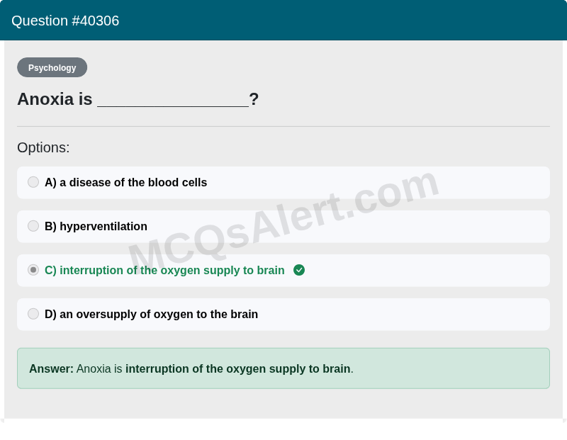 Question Screenshot