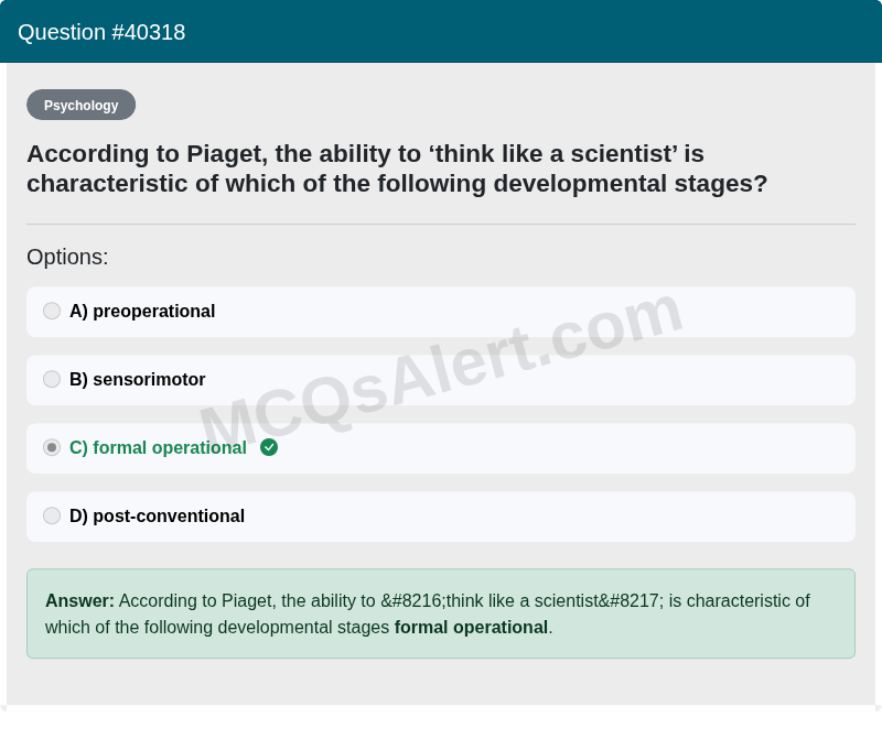 Question Screenshot