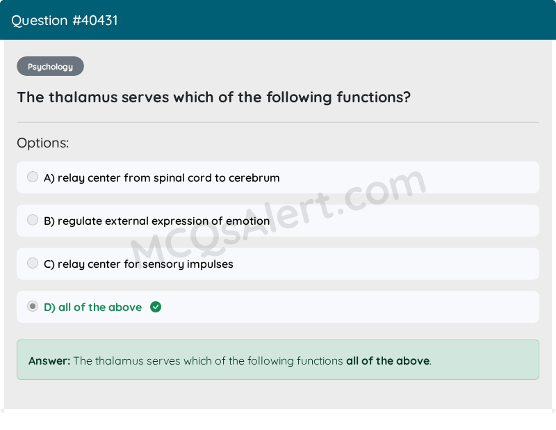 Question Screenshot