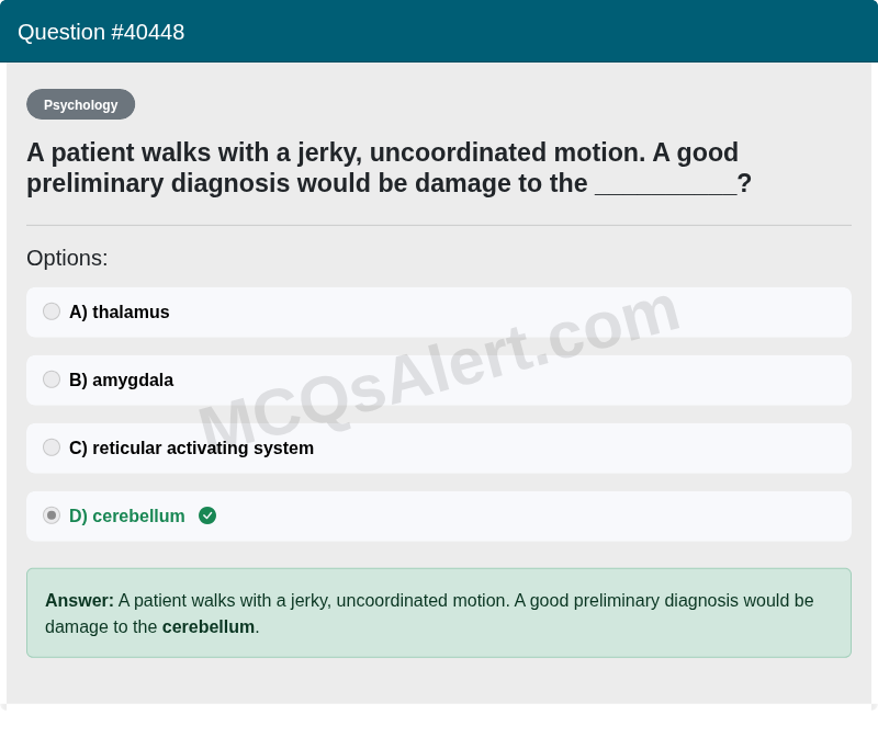 Question Screenshot