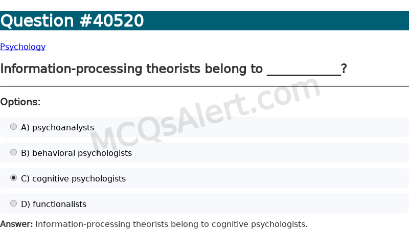 Question Screenshot