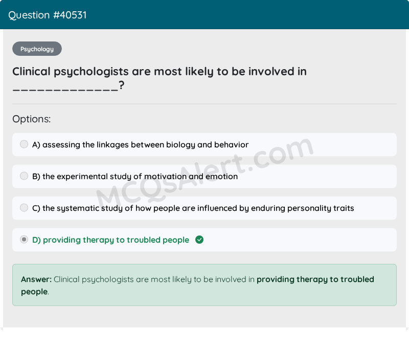 Question Screenshot