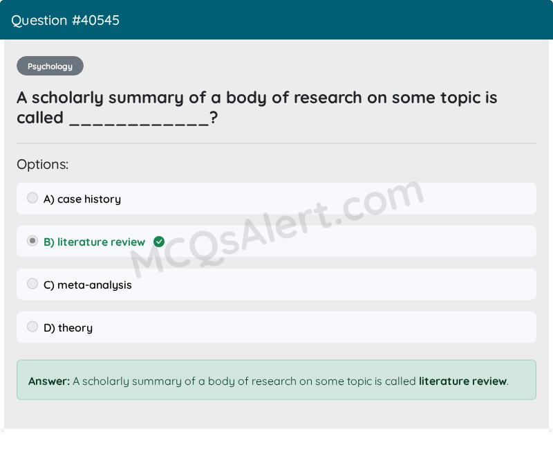Question Screenshot