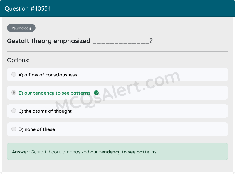 Question Screenshot