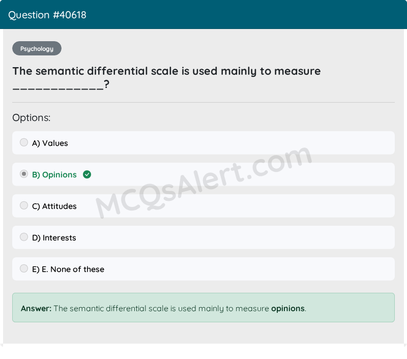 Question Screenshot