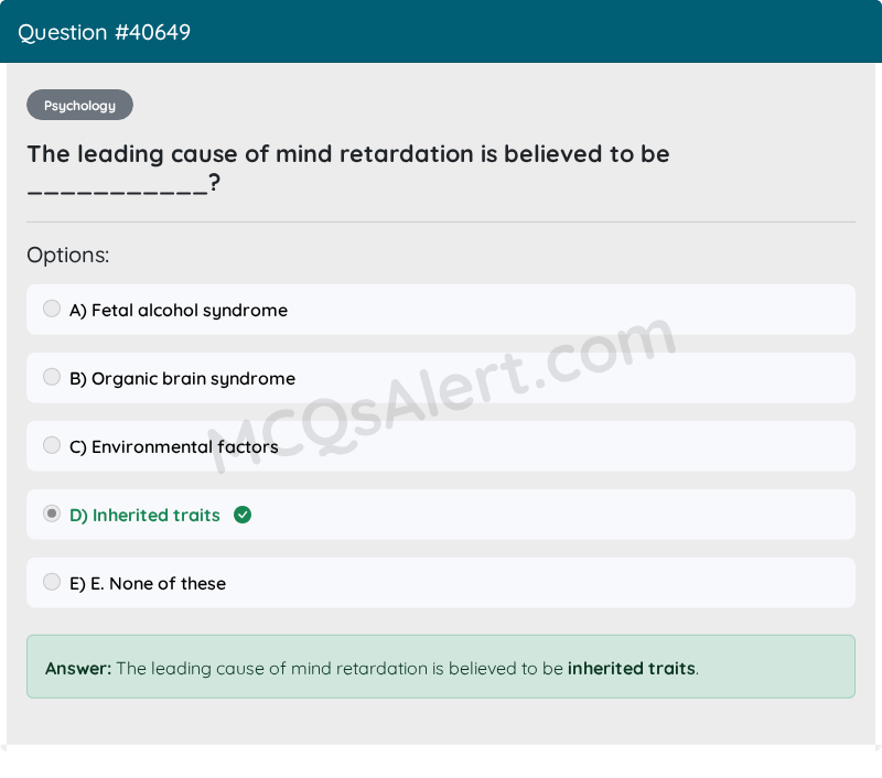 Question Screenshot
