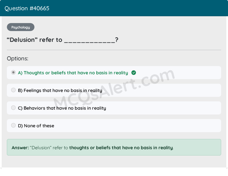 Question Screenshot