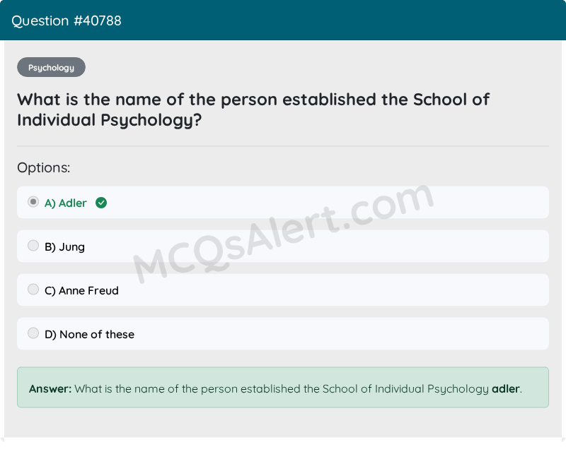 Question Screenshot