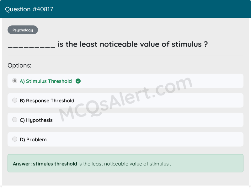 Question Screenshot